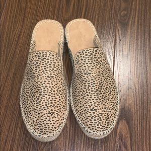 NWOT Leopard Espadrilles